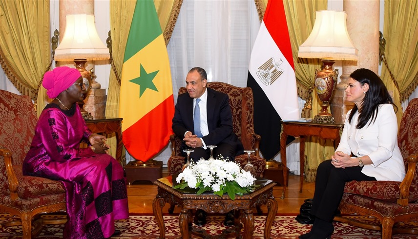 وزير الخارجية المصري بدر عبد العاطي والوزيرة السنغالية ياسين فال (فيسبوك)