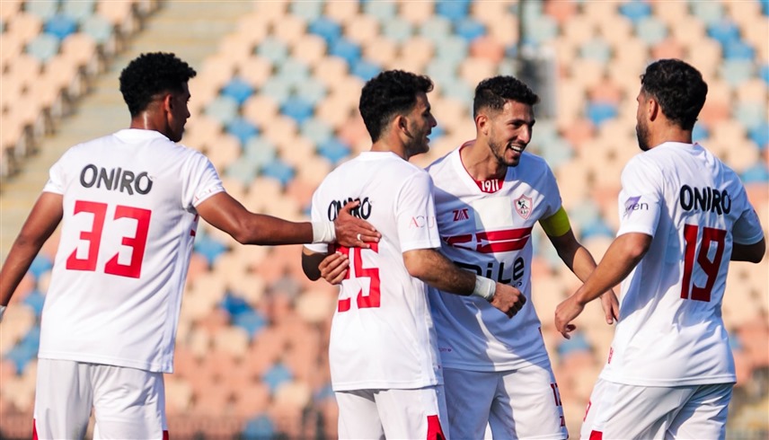 من مباراة الزمالك وأبوقير للأسمدة (إكس)