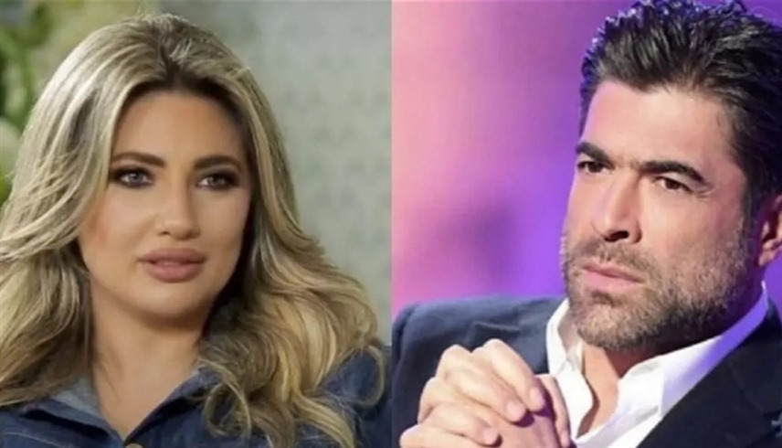 وائل كفوري وطليقته أنجيلا بشارة 