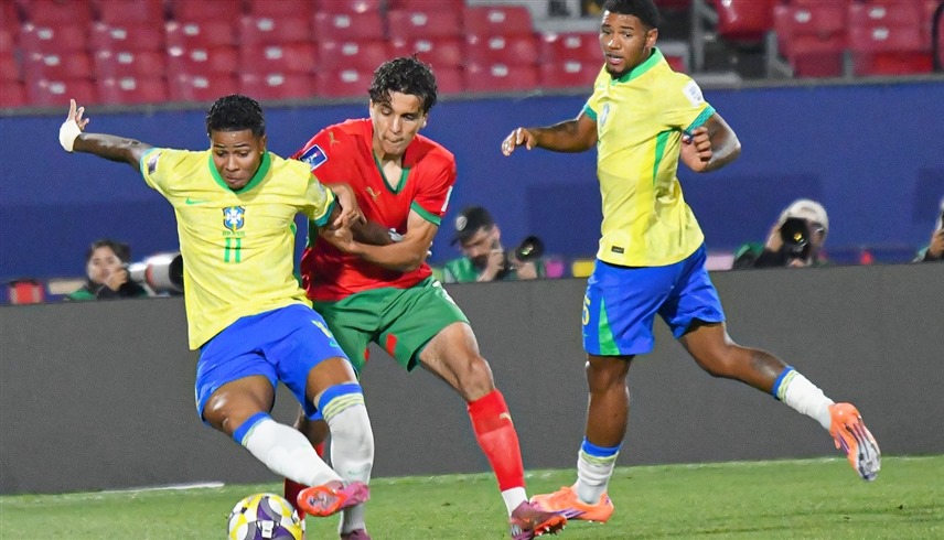 من لقاء المغرب والبرازيل (إكس)