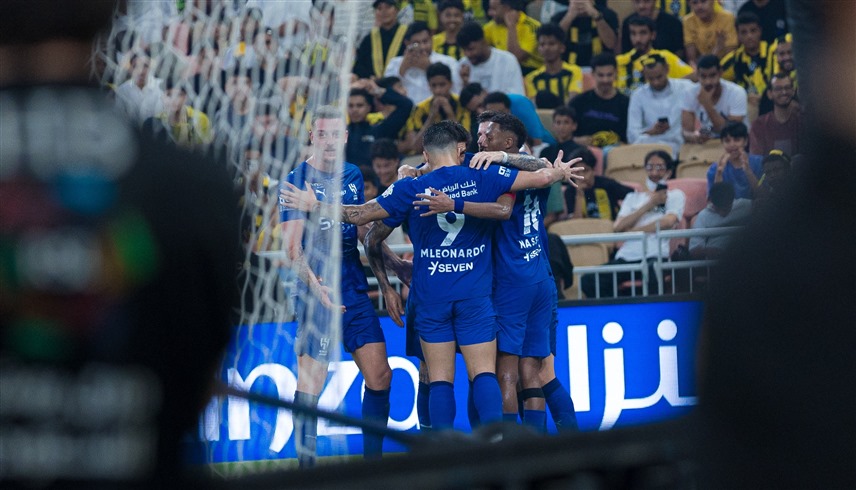 من مباراة الاتحاد والهلال (إكس)
