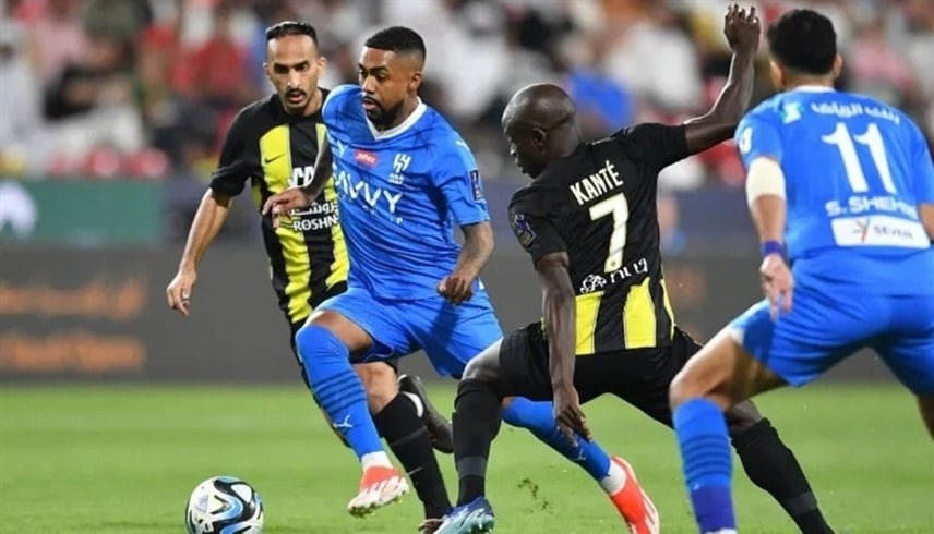 من لقاء الاتحاد والهلال (إكس)
