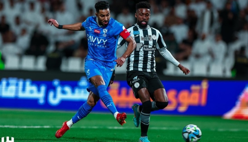 من لقاء الهلال والشباب (إكس)