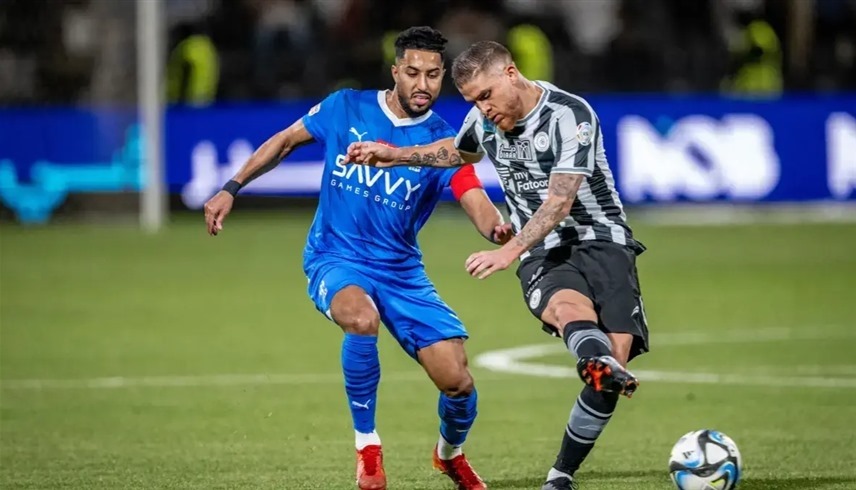 من لقاء الهلال والشباب (إكس)
