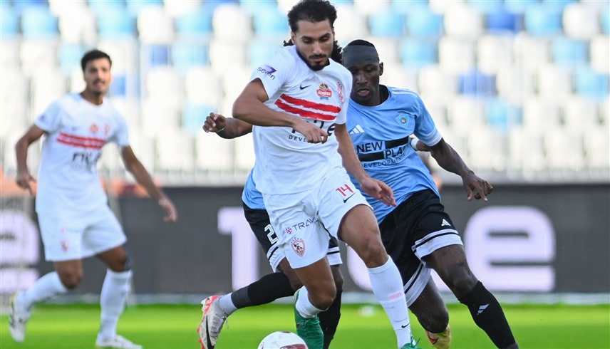 من لقاء الزمالك وغزل المحلة (إكس)