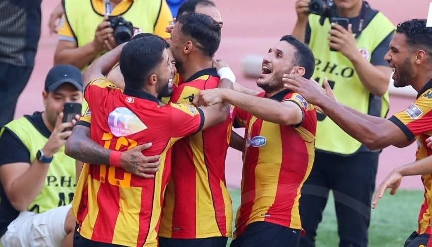 فرحة الترجي بهدفه على النجم الساحلي (رويترز)