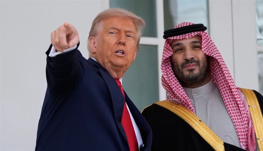 ولي العهد السعودي الأمير محمد بن سلمان والرئيس الأمريكي دونالد ترامب (أب)