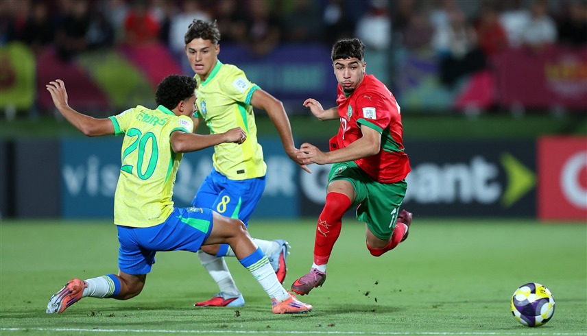 من مباراة المغرب والبرازيل (إكس)
