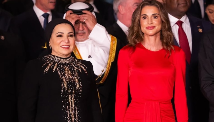 الملكة رانيا والسيدة انتصار السيسي
