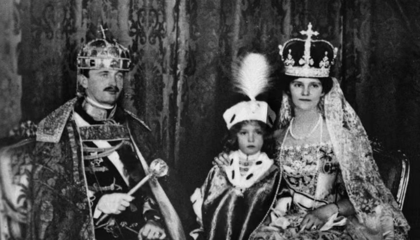 Crown Prince Franz Joseph Otto and Empress Zita
