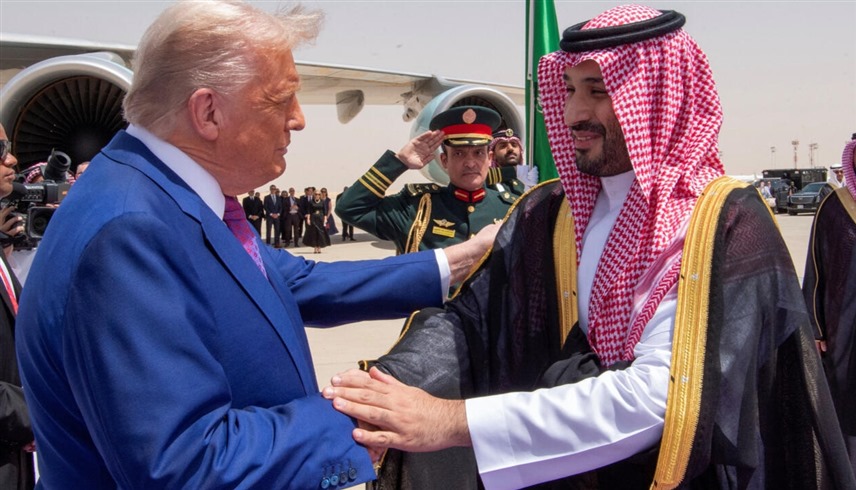 ولي العهد السعودي محمد بن سلمان والرئيس الأمريكي دونالد ترامب (أرشيف)