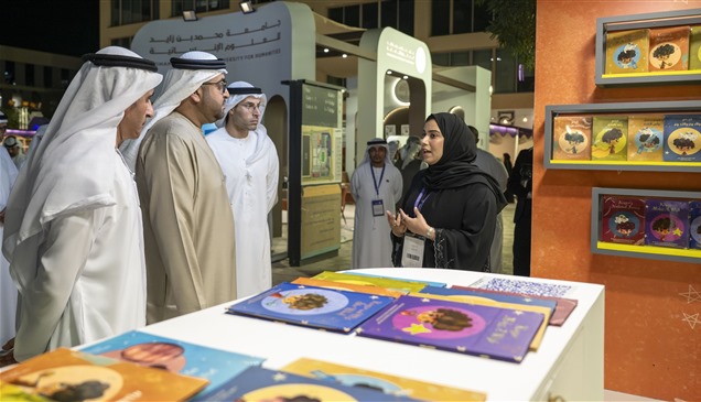 محمد بن حمدان بن زايد يفتتح الدورة الـ16 من "العين للكتاب"