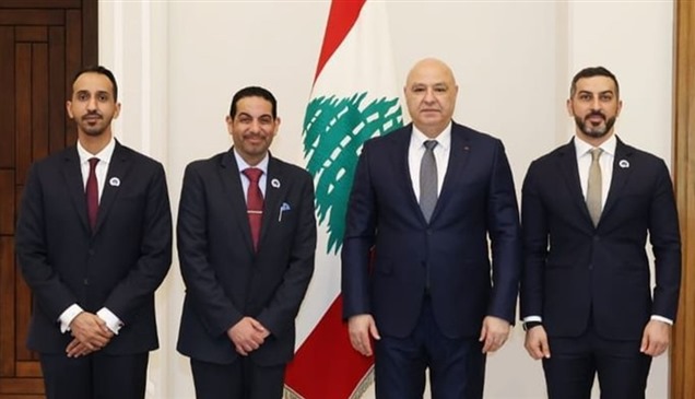 الرئيس اللبناني يتعرف على عمل "تريندز" ورؤيته العالمية