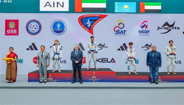 "أبيض الجوجيتسو" يحصد 7 ميداليات في مونديال الناشئين بتايلاند