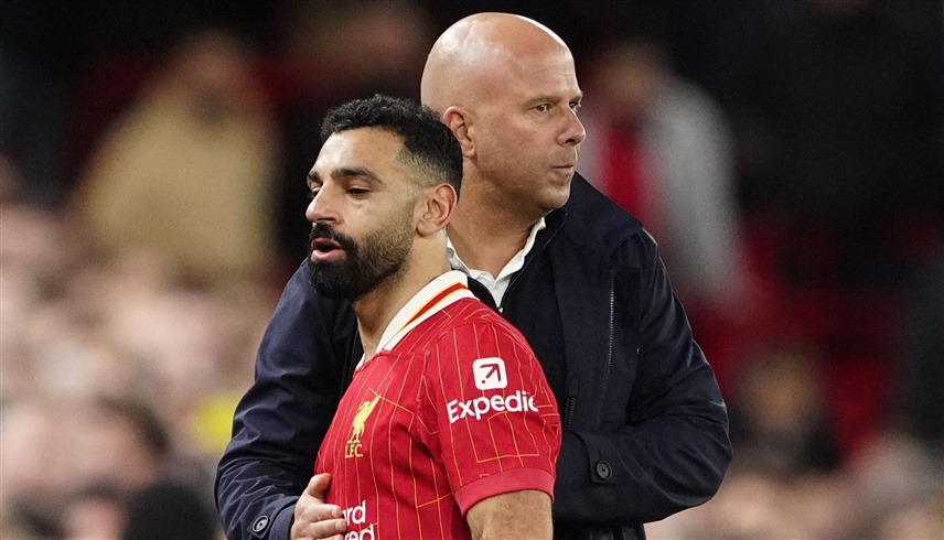 محمد صلاح وآرني سلوت (إكس)
