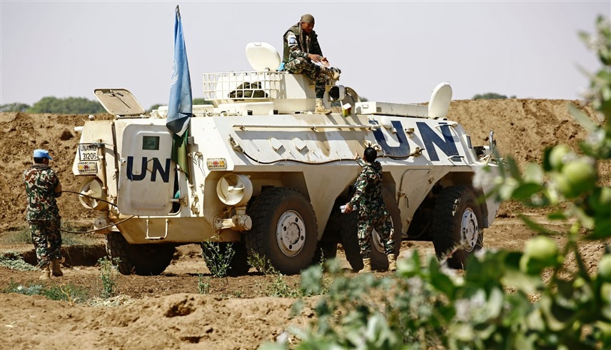 أفراد من قوات حفظ السلام في السودان (رويترز)