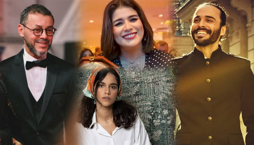 نجوم مسلسل "رأس الجبل" المغربي