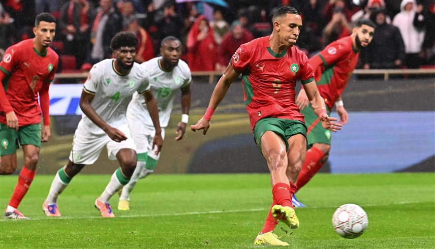 من مباراة المغرب وجزر القمر (أي أف بي)