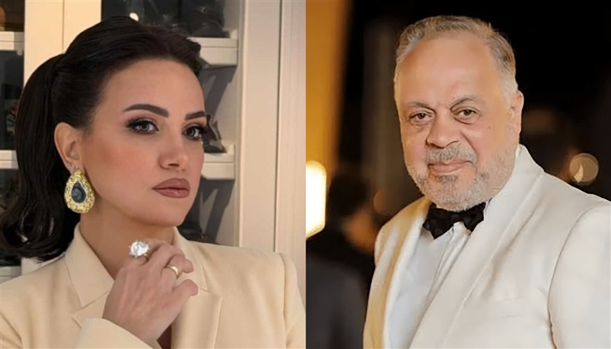 أشرف زكي وريهام عبدالغفور 