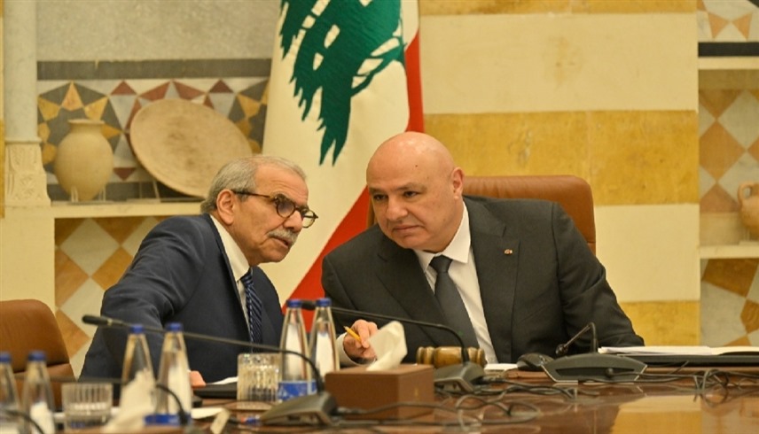 الرئيس اللبناني جوزيف عون ورئيس الوزراء نواف سلام (أرشيف)