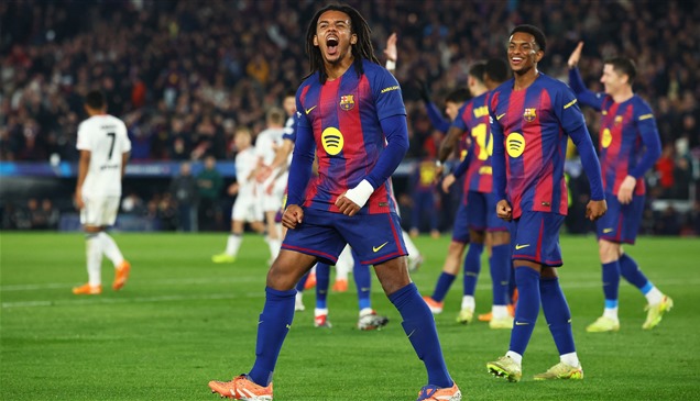 كوندي بطل أمسية كامب نو بين برشلونة وفرانكفورت 