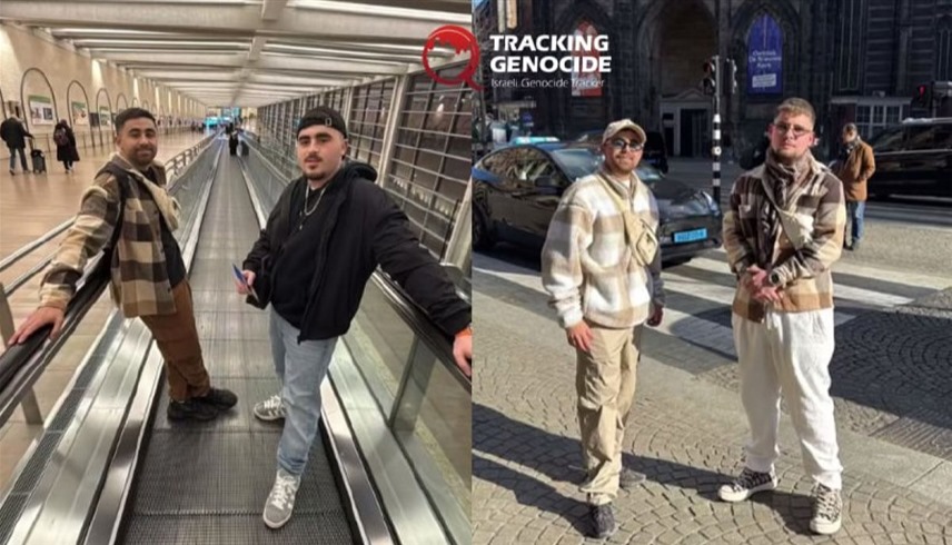 صورة متداولة للجنديين الإسرائيليين قبل هروبهما من هولندا (إكس)