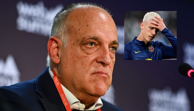 رئيس "الليغا" يهدد برشلونة بأولمو مجدداً