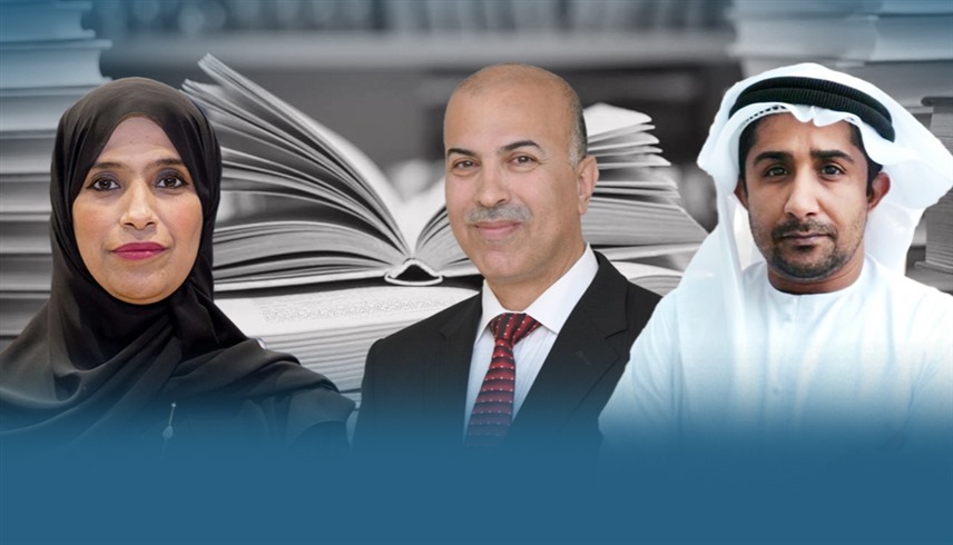 ناصر البكر الزعابي ومحمد عيس الحوراني وفاطمة حمد المزروعي 