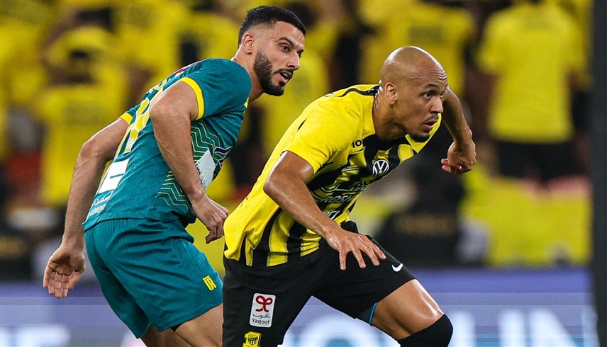 من مباراة الاتحاد والعروبة (إكس)