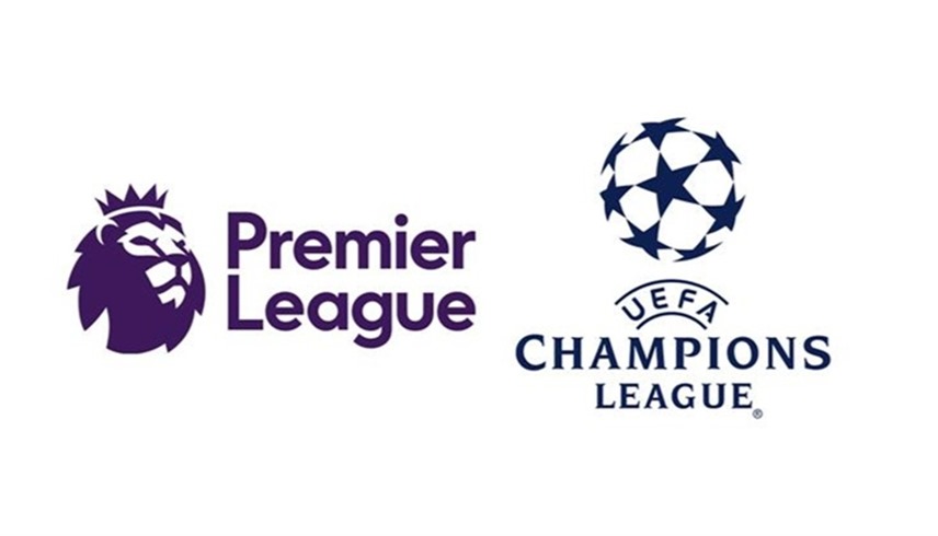 شعارا دوري الأبطال والدوري الإنجليزي (إكس)