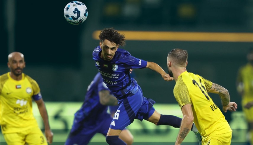 من لقاء النصر واتحاد كلباء (إكس)