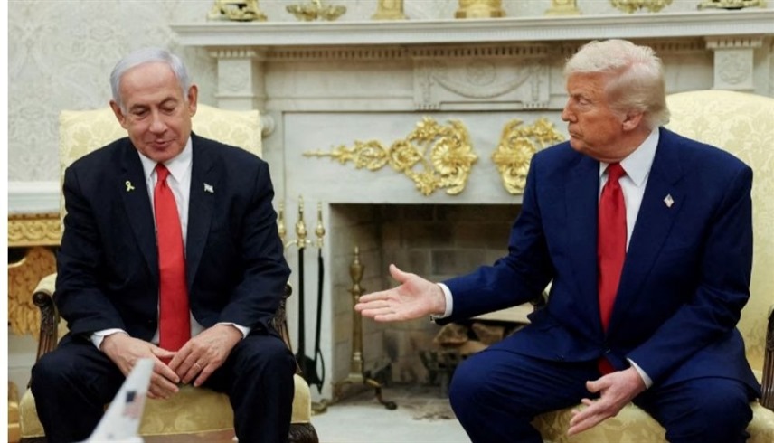 الرئيس الأمريكي دونالد ترامب ورئيس الوزراء الإسرائيلي بنيامين نتانياهو