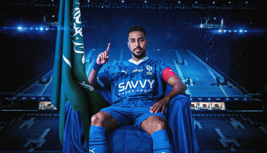 لاعب الهلال سالم الدوسري (إكس)