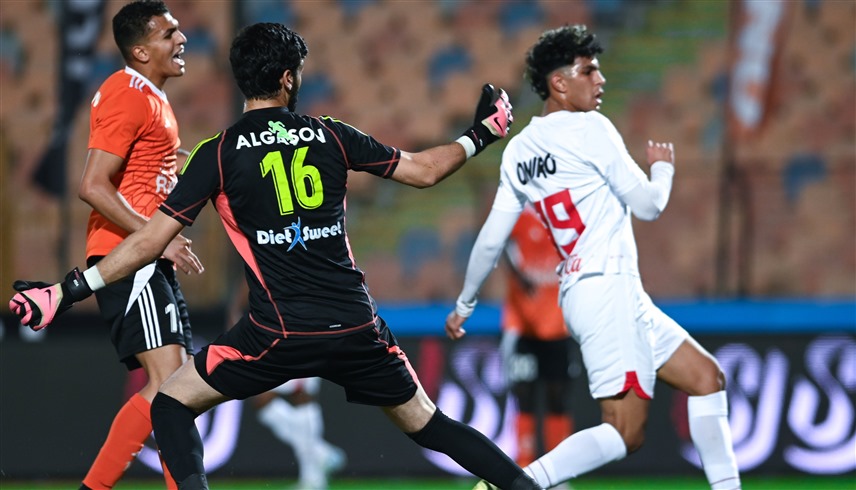 من لقاء الزمالك وفاركو (إكس)