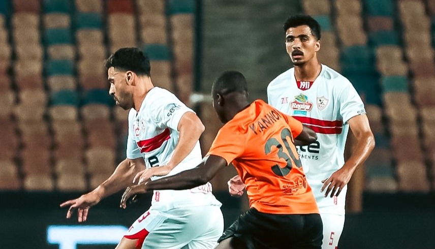 من لقاء الزمالك والبنك الأهلي (إكس)