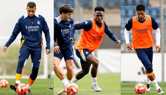 مبابي وفينيسيوس يعودان لتدريبات ريال مدريد