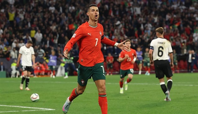 كريستيانو يقود البرتغال إلى الفوز على ألمانيا وبلوغ نهائي "دوري الأمم"