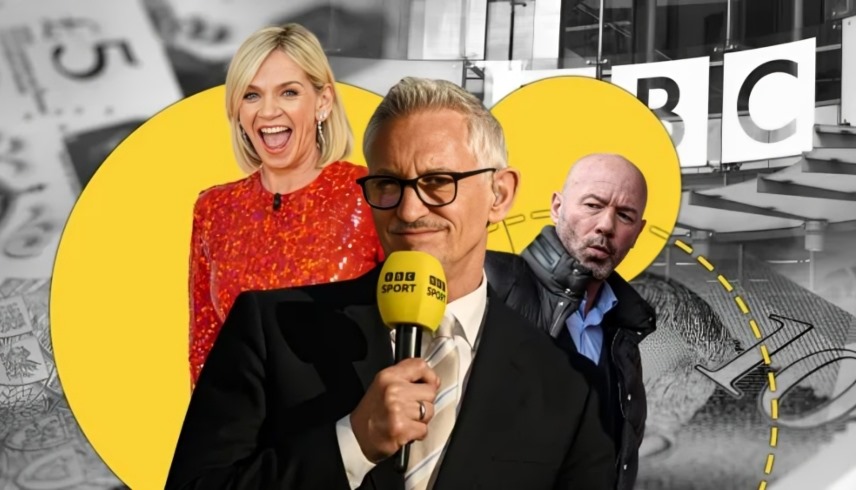 المذيعون الأعلى أجراً في bbc (إكس)