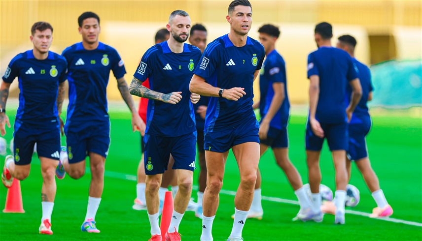 من تدريبات النصر السابقة  (إكس)