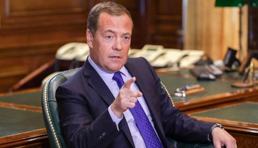 الرئيس الروسي السابق  الذي يشغل حالياً منصب نائب رئيس مجلس الأمن الروسي دميتري ميدفيديف (أرشيف)