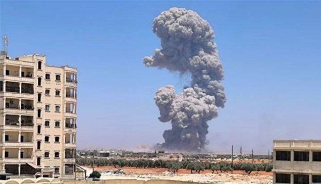 حصيلة جديدة لضحايا انفجار مستودع أسلحة في إدلب السورية
