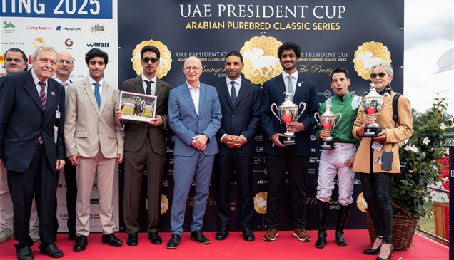 "الشاهين" بطلاً لكأس رئيس الدولة للخيول العربية في ألمانيا