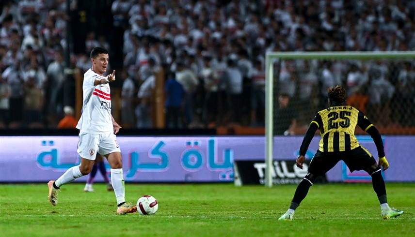 من مباراة الزمالك والمقاولون العرب (إكس)