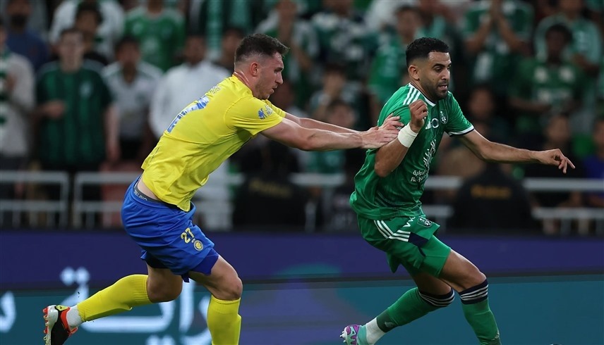 من لقاء النصر والأهلي (إكس)