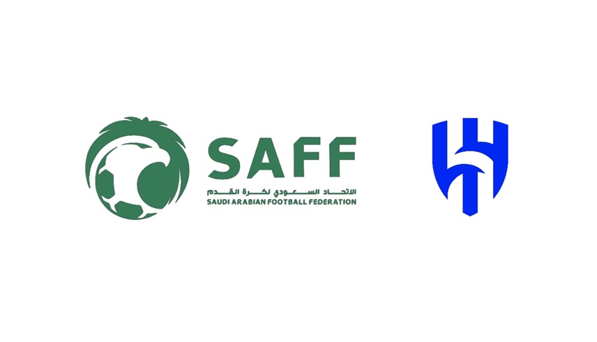 شعارا الاتحاد السعودي لكرة القدم والهلال (أرشيف)