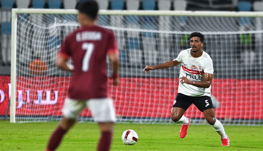 من مباراة الزمالك وسيراميكا (إكس)