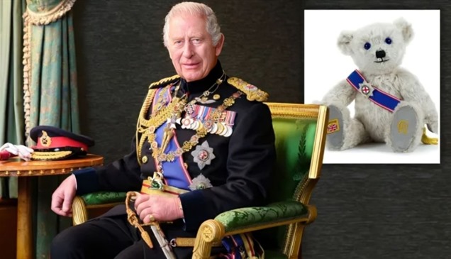 طرح دب الملك تشارلز للبيع بسعر مثير للجدل