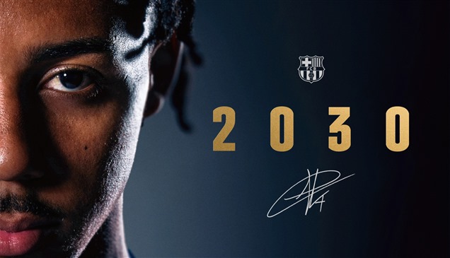برشلونة يجدد عقد كوندي حتى 2030