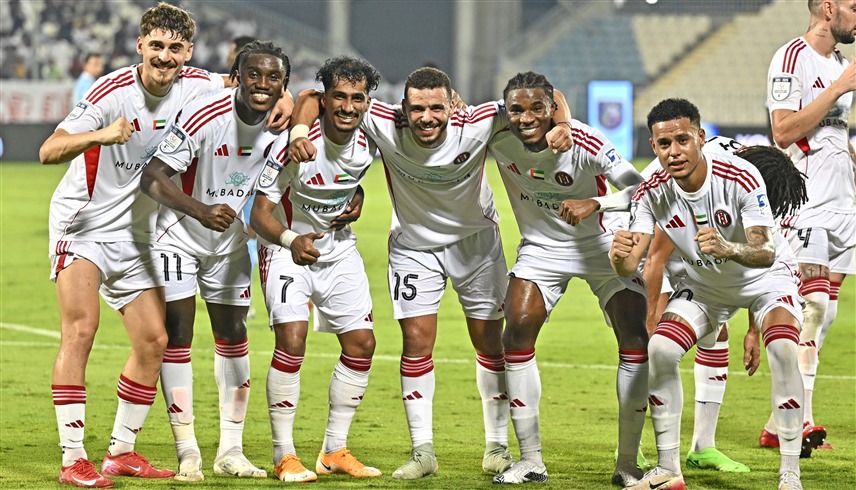 فرحة فريق الجزيرة بأحد الأهداف (إكس)