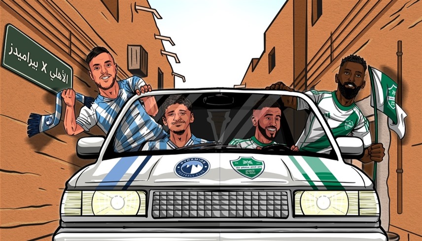 الأهلي السعودي وبيراميدز 